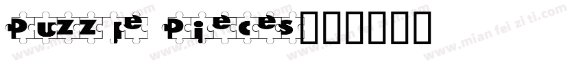 Puzzle Pieces字体转换